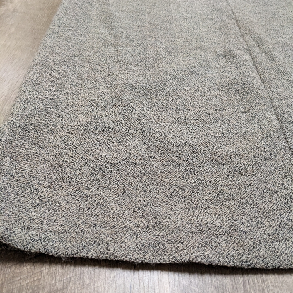 Vintage Mari Philippe Paris Beige Gray Virgin Wool Maxi Skirt - Picture 4 of 13